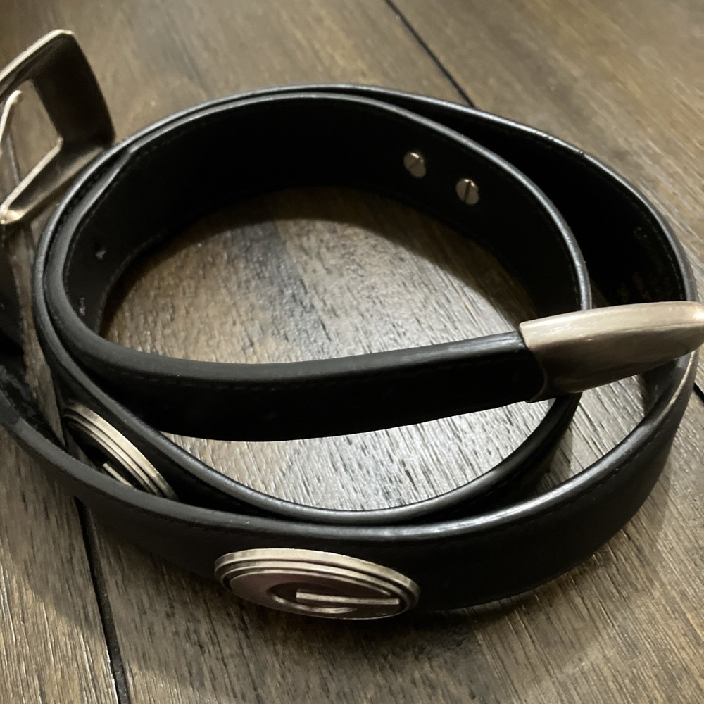 ZEP-PRO  Georgia Black Genuine Leather Full Grain Leather Belt - Size 36